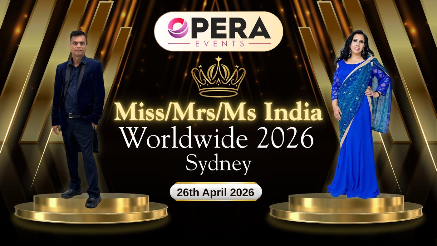 Opera Miss/Mrs/Ms India Worldwide 2026 — event artwork
